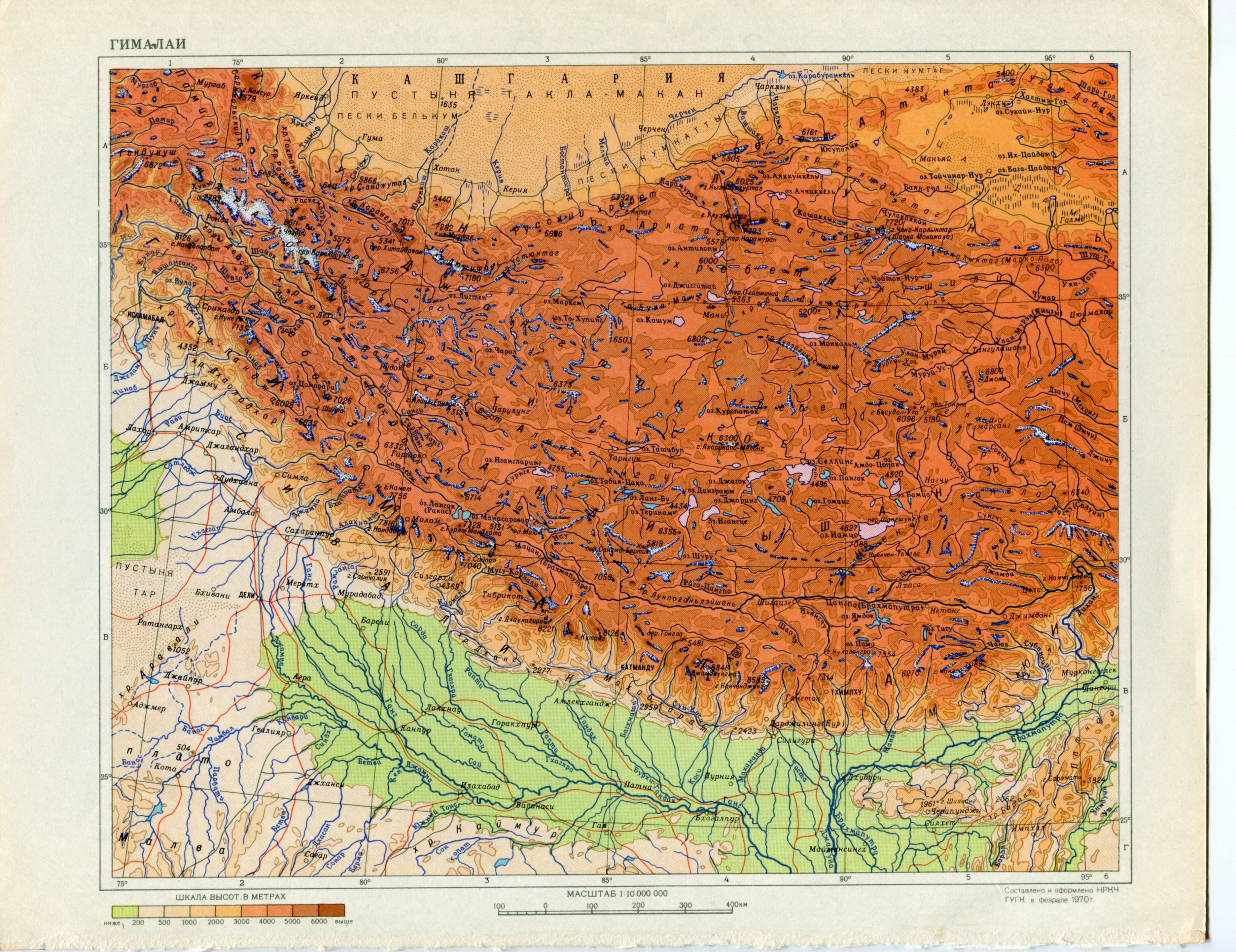 Высота азии над уровнем моря составляет. Тибетское Нагорье и Гималаи на карте. Памир Тибет Гималаи на карте. Тибетское Нагорье Тибет и Гималаи на карте.